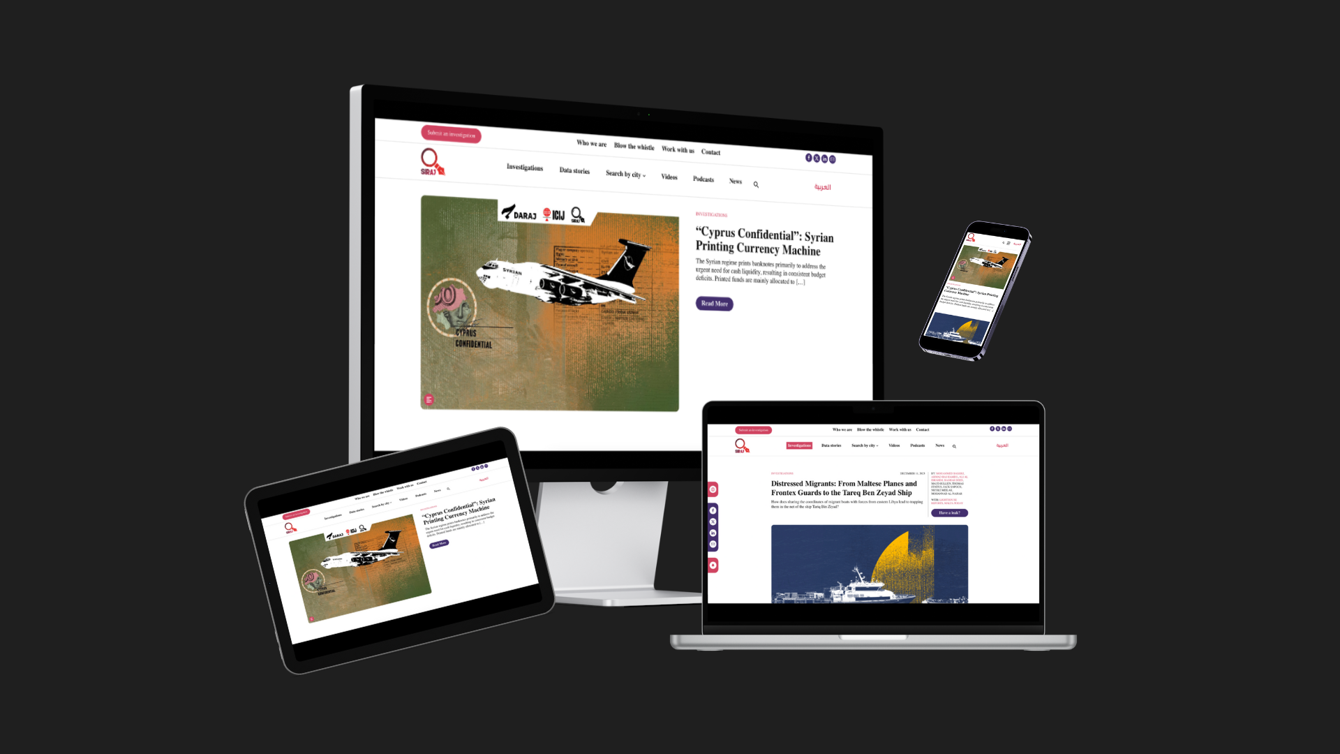 Handling MedMA's web and data visualization
